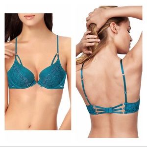 Victoria's Secret Teal Lace Push-Up Bra